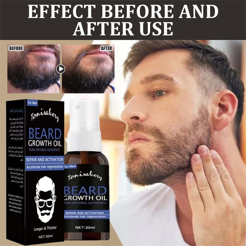 Beard Oil - زيت نمو اللحية، بلسم شمع اللحية،