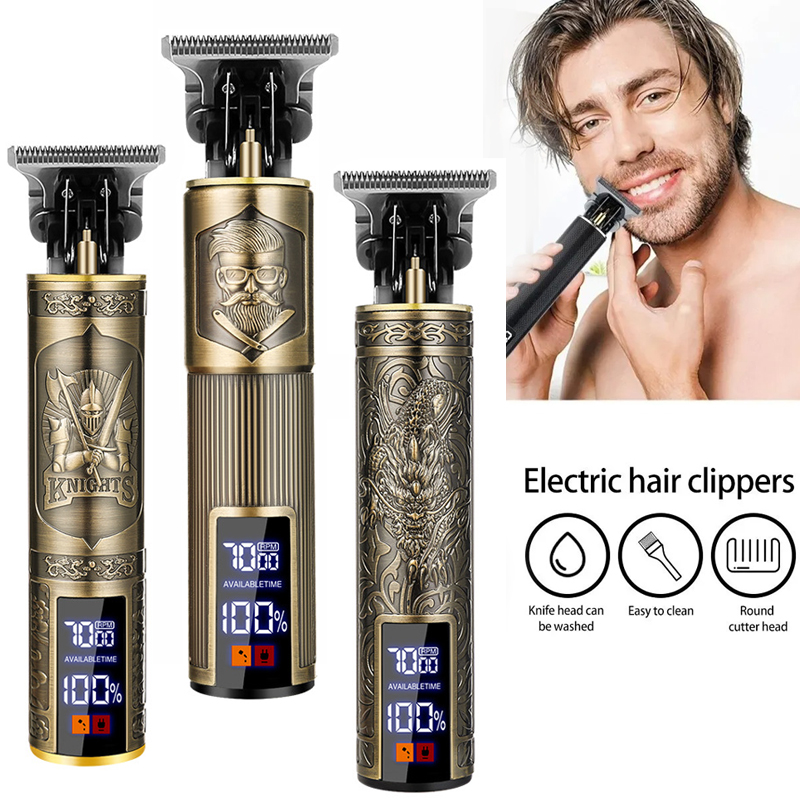 Electric Razor - ماكينة حلاقة الشعر اللاسلكية T9 للرجال،