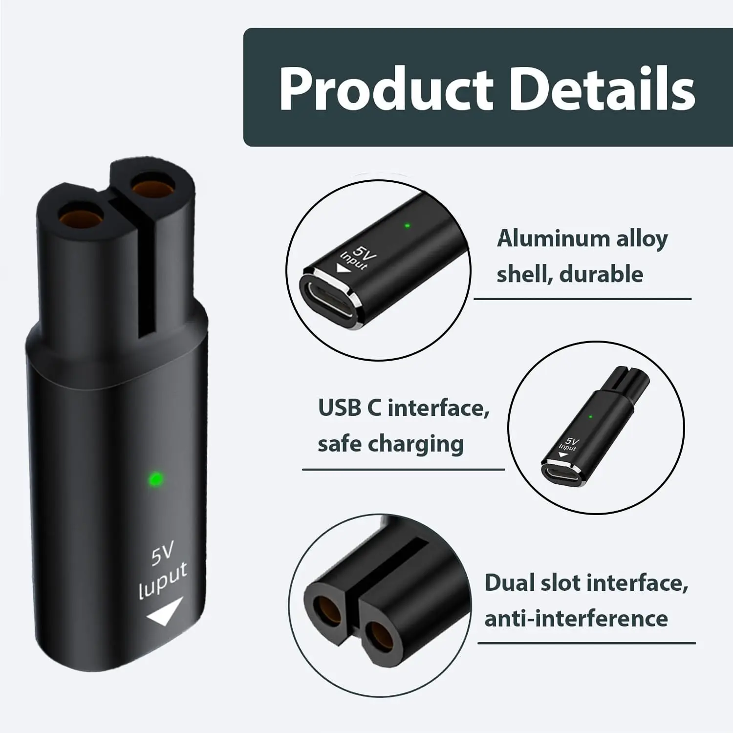محول شاحن 5 فولت من نوع Type-C - مراجعة Beard Trimmer وسعره