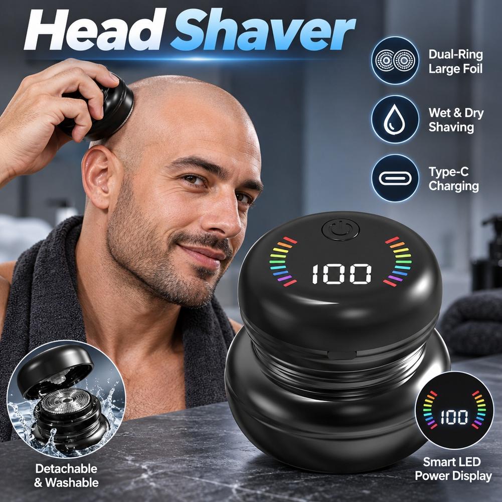 ماكينة حلاقة للرجال لرأس عاري، - مراجعة Electric Shaver Rotary وسعره