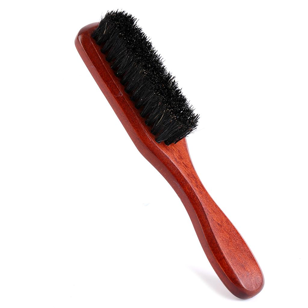 فرشاة لحية بمقبض خشبي طويل وشع - مراجعة Mens Grooming Travel Kit وسعره