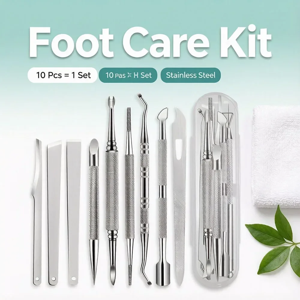 طقم مبرد أظافر القدم 10 قطع من - مراجعة Mens Grooming Travel Kit وسعره
